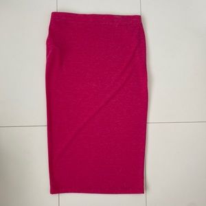 Hot Pink Pencil Skirt